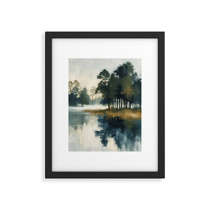 Country Lake II Framed Art Print Gallery Image 5