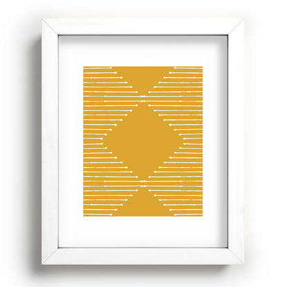 Geo (Yellow) Framed Art Print Gallery Image 45