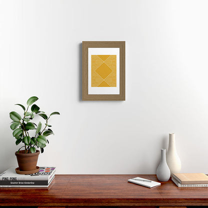 Geo (Yellow) Framed Art Print Gallery Image 22
