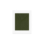 Lines (Olive Green) Art Print Gallery Image 1