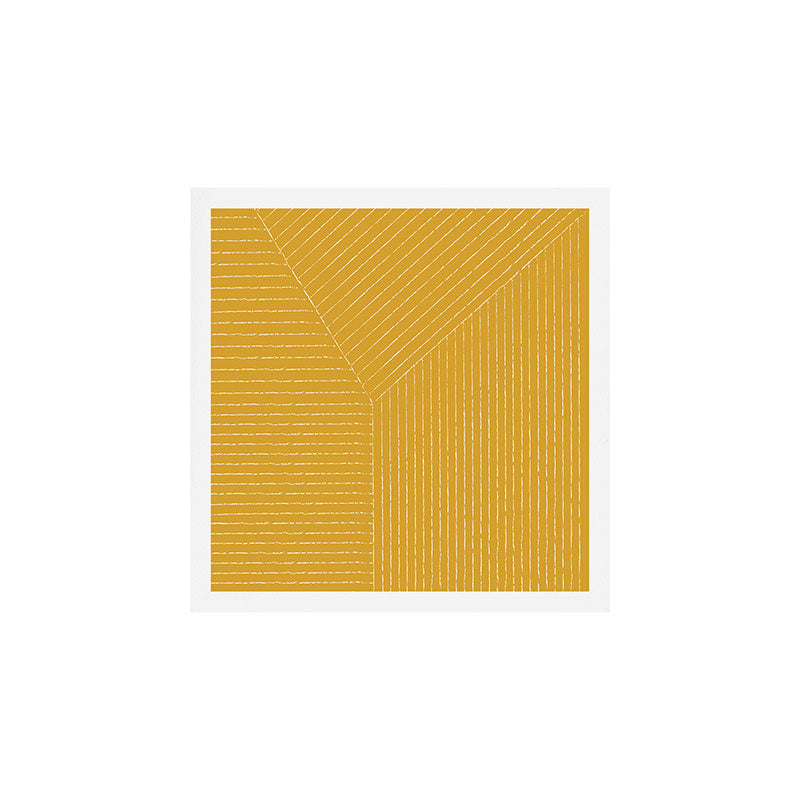 Lines (Mustard Yellow) Art Print Gallery Image 1