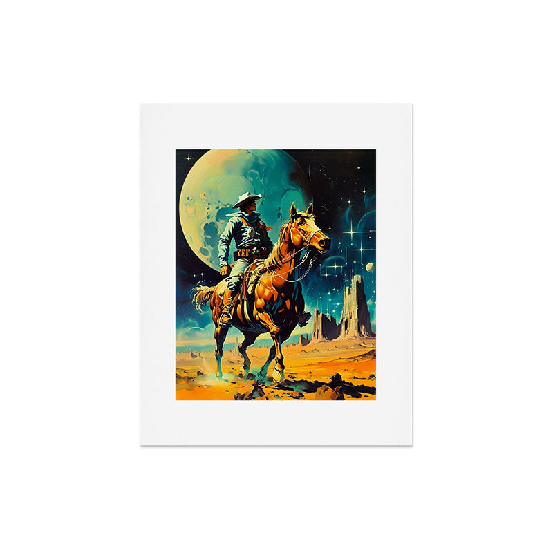 The Space Cowboy Art Print Gallery Image 5