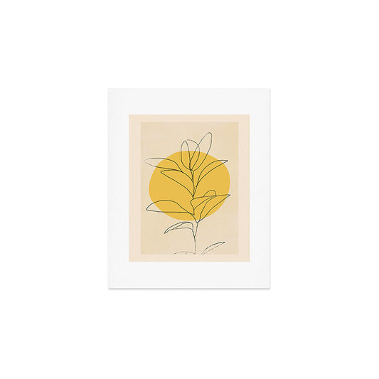 Abstract Art /Minimal Plant 3/2 Art Print Gallery Image 1