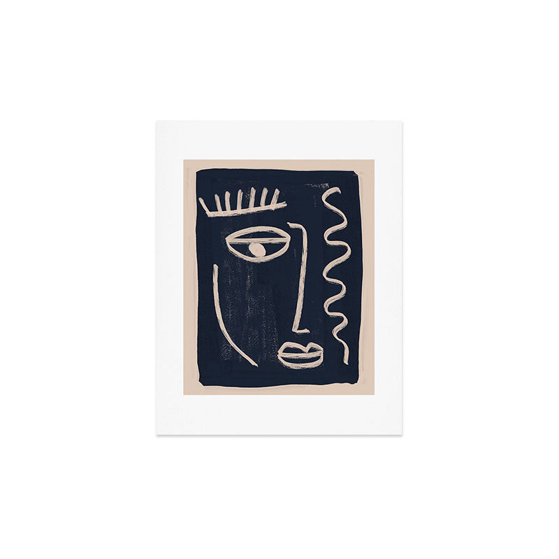 Abstract Face 23 Art Print Gallery Image 2