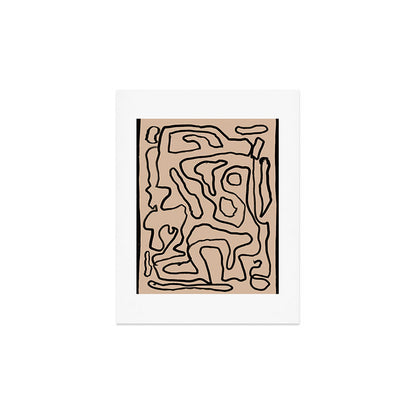 Abstract line art 161 Art Print Gallery Image 3