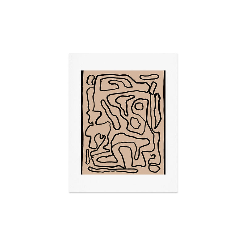Abstract line art 161 Art Print Gallery Image 2