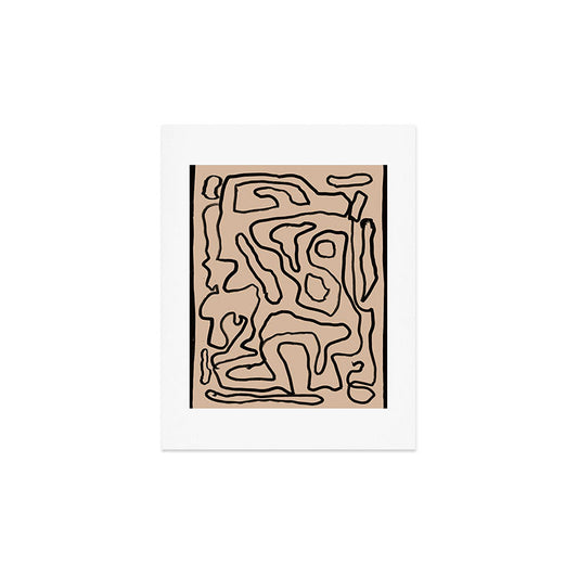 Abstract line art 161 Art Print Gallery Image 2