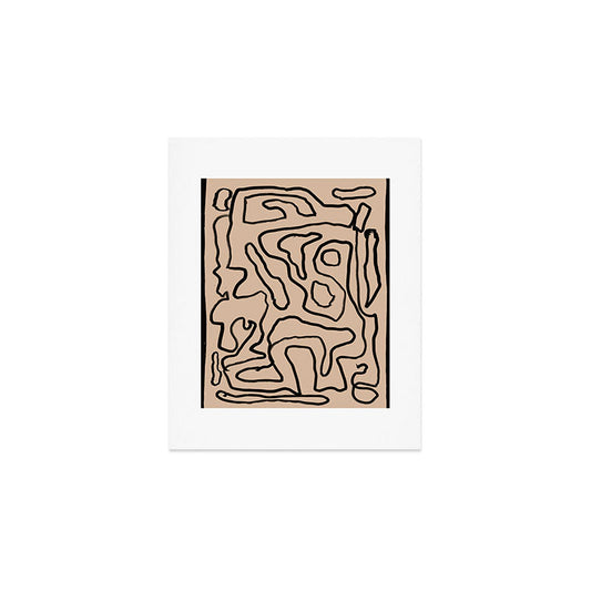 Abstract line art 161 Art Print Gallery Image 1