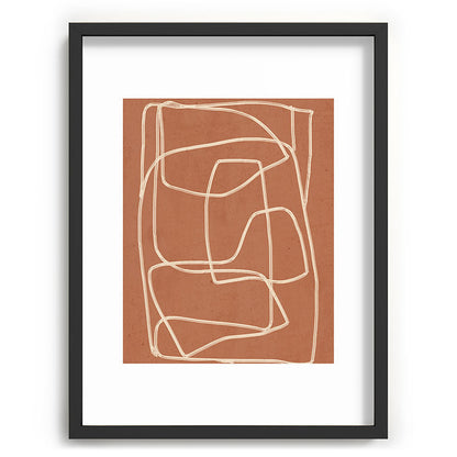 Abstract line art 22 Framed Art Print Gallery Image 61