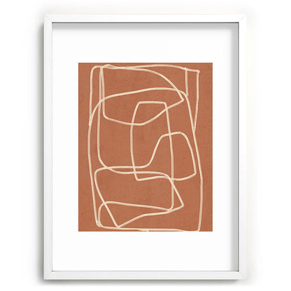 Abstract line art 22 Framed Art Print Gallery Image 79