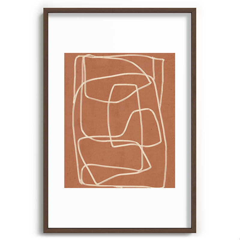 Abstract line art 22 Framed Art Print Gallery Image 68