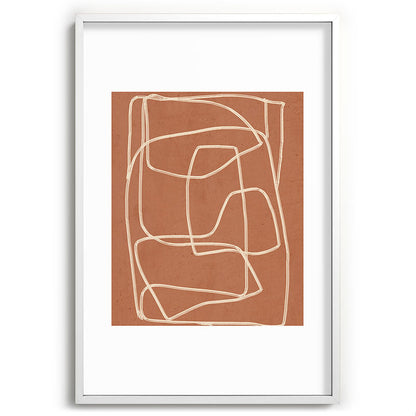 Abstract line art 22 Framed Art Print Gallery Image 80