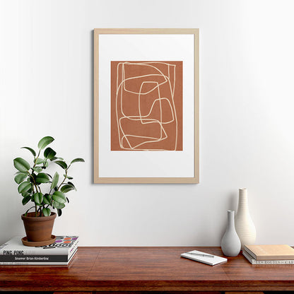 Abstract line art 22 Framed Art Print Gallery Image 48