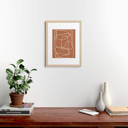 Abstract line art 22 Framed Art Print Gallery Image 47