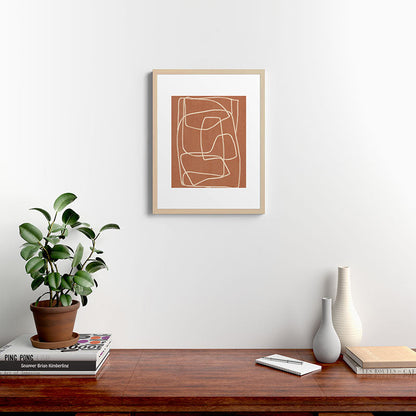 Abstract line art 22 Framed Art Print Gallery Image 19