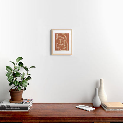 Abstract line art 22 Framed Art Print Gallery Image 16
