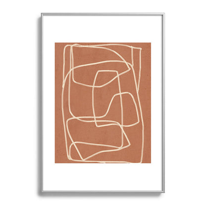 Abstract line art 22 Framed Art Print Gallery Image 97
