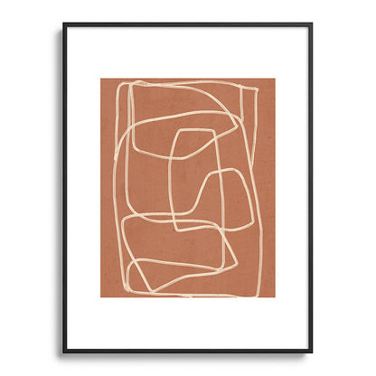 Abstract line art 22 Framed Art Print Gallery Image 85