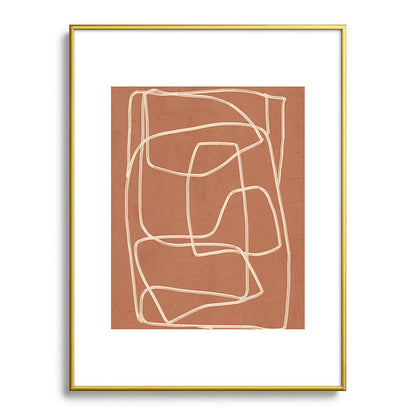 Abstract line art 22 Framed Art Print Gallery Image 91