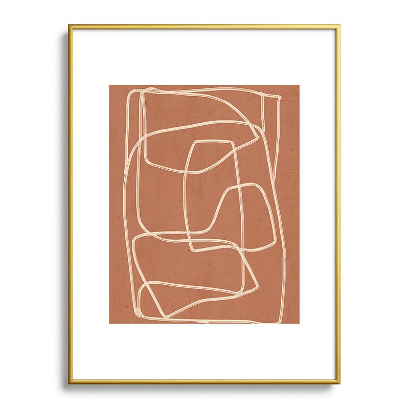 Abstract line art 22 Framed Art Print Gallery Image 92