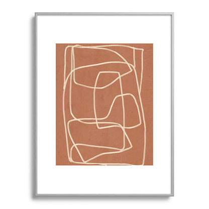 Abstract line art 22 Framed Art Print Gallery Image 99