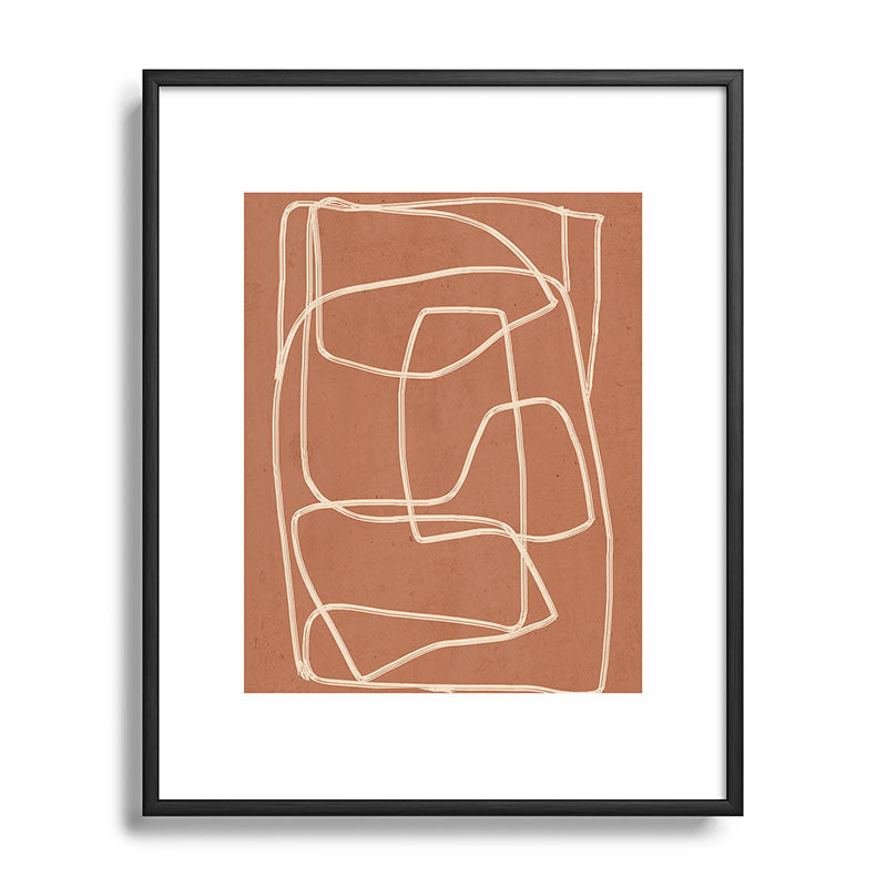 Abstract line art 22 Framed Art Print Gallery Image 81