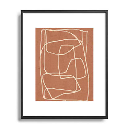 Abstract line art 22 Framed Art Print Gallery Image 81