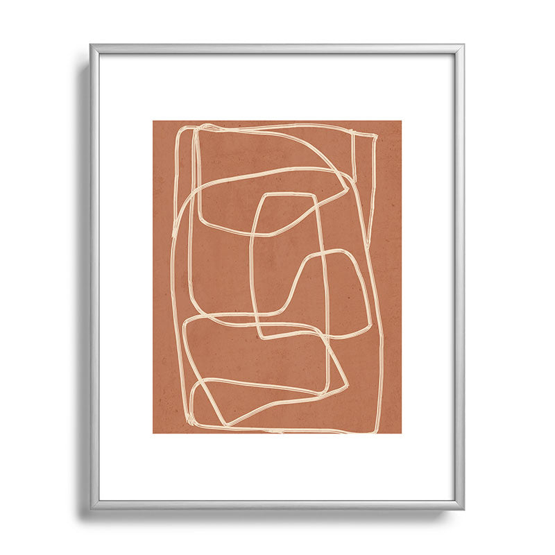 Abstract line art 22 Framed Art Print Gallery Image 95