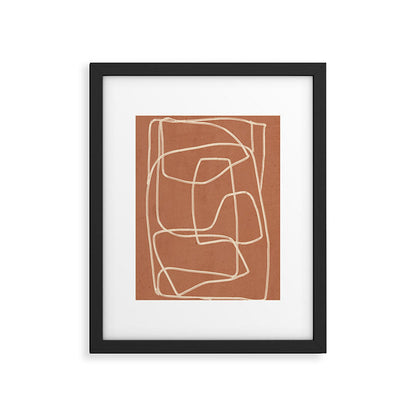 Abstract line art 22 Framed Art Print Gallery Image 4