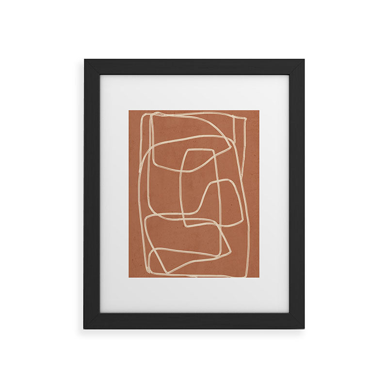 Abstract line art 22 Framed Art Print Gallery Image 30