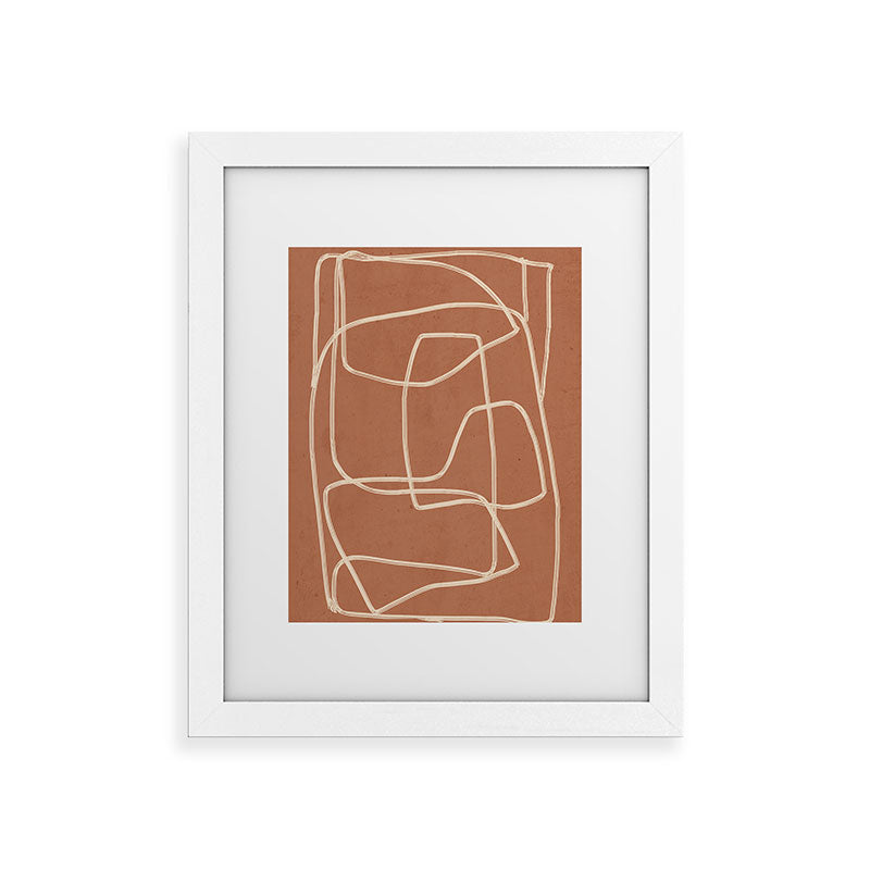 Abstract line art 22 Framed Art Print Gallery Image 54