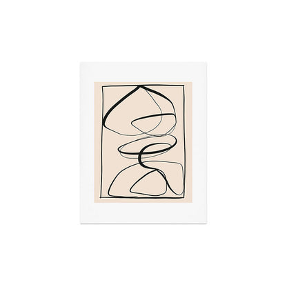 Abstract line art 48a Art Print Gallery Image 2
