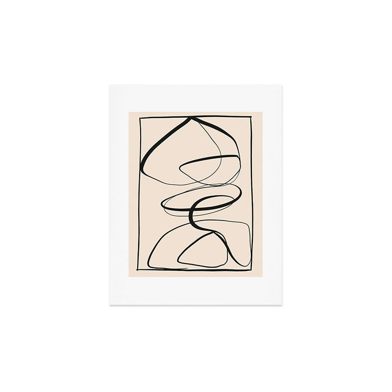 Abstract line art 48a Art Print Gallery Image 3