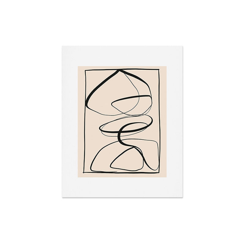 Abstract line art 48a Art Print Gallery Image 4