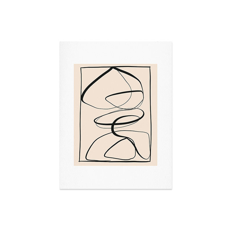 Abstract line art 48a Art Print Gallery Image 6