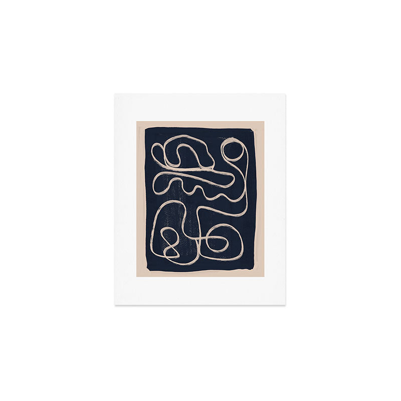 Abstract line art 52 Art Print Gallery Image 1