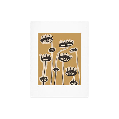 Abstract line art eyes 11 Art Print Gallery Image 6