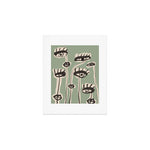 Abstract line art eyes 7 Art Print Gallery Image 1