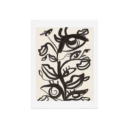 Abstract line art eyes Art Print Gallery Image 7