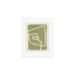 abstract minimal 57 Green Art Print Gallery Image 1