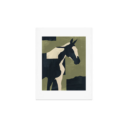 Abstract Minimal Horse 4 Art Print Gallery Image 3
