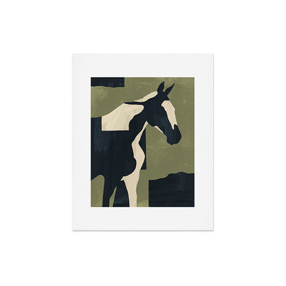 Abstract Minimal Horse 4 Art Print Gallery Image 7