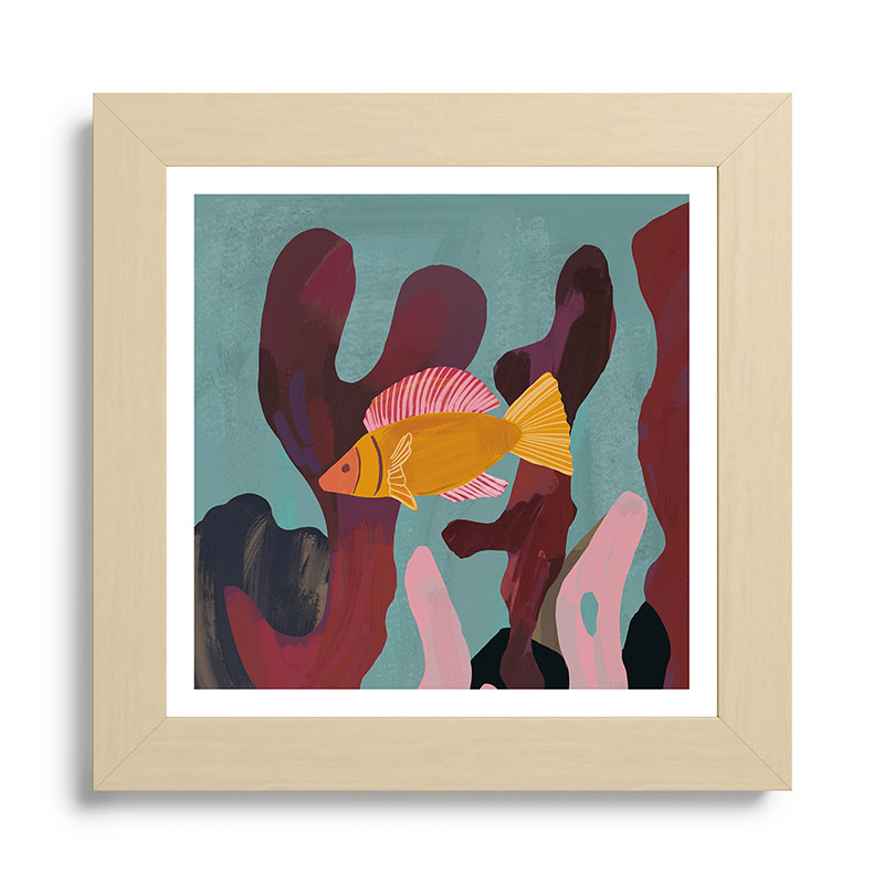 Coral and Fish Framed Art Print Gallery Image 19