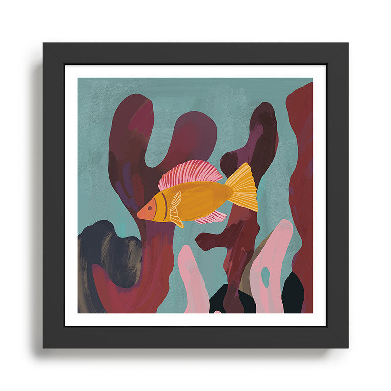 Coral and Fish Framed Art Print Gallery Image 1