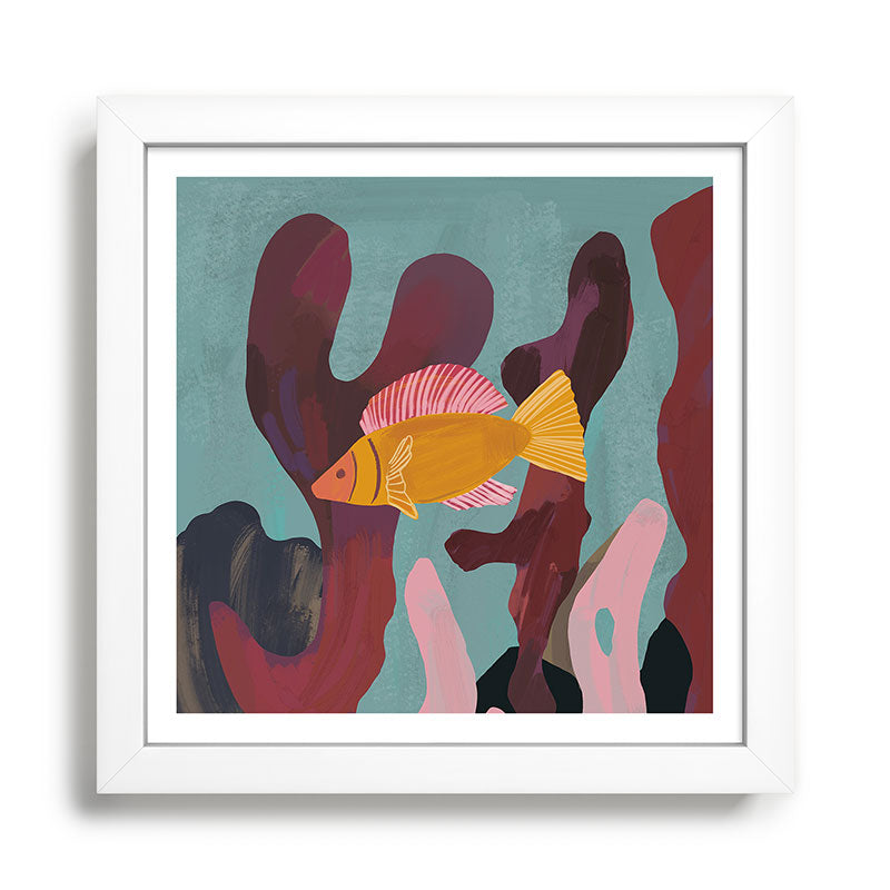Coral and Fish Framed Art Print Gallery Image 10