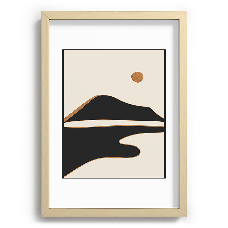 Minimalist Abstract Landscape 2 Framed Art Print Gallery Image 97