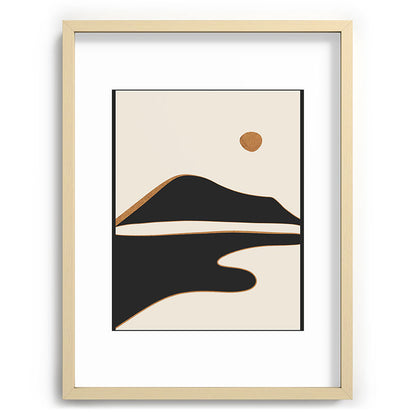 Minimalist Abstract Landscape 2 Framed Art Print Gallery Image 99