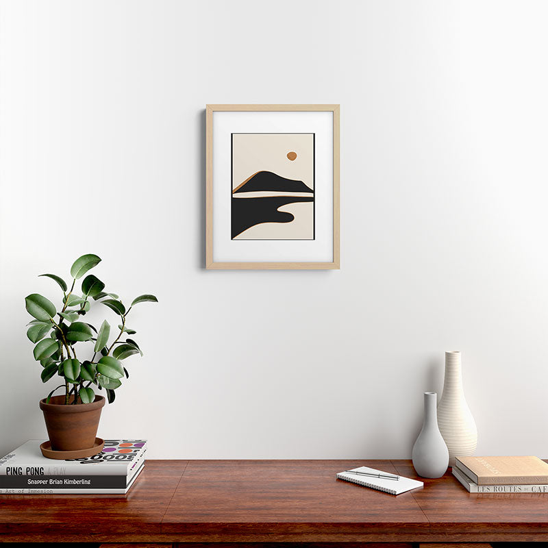 Minimalist Abstract Landscape 2 Framed Art Print Gallery Image 25