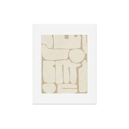 Modern Abstract Minimal Shapes 164 Art Print Gallery Image 4