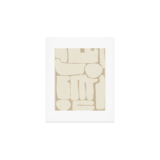 Modern Abstract Minimal Shapes 164 Art Print Gallery Image 1